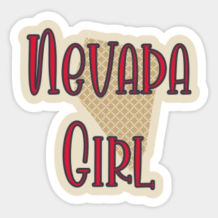 Nevada Girl Sticker